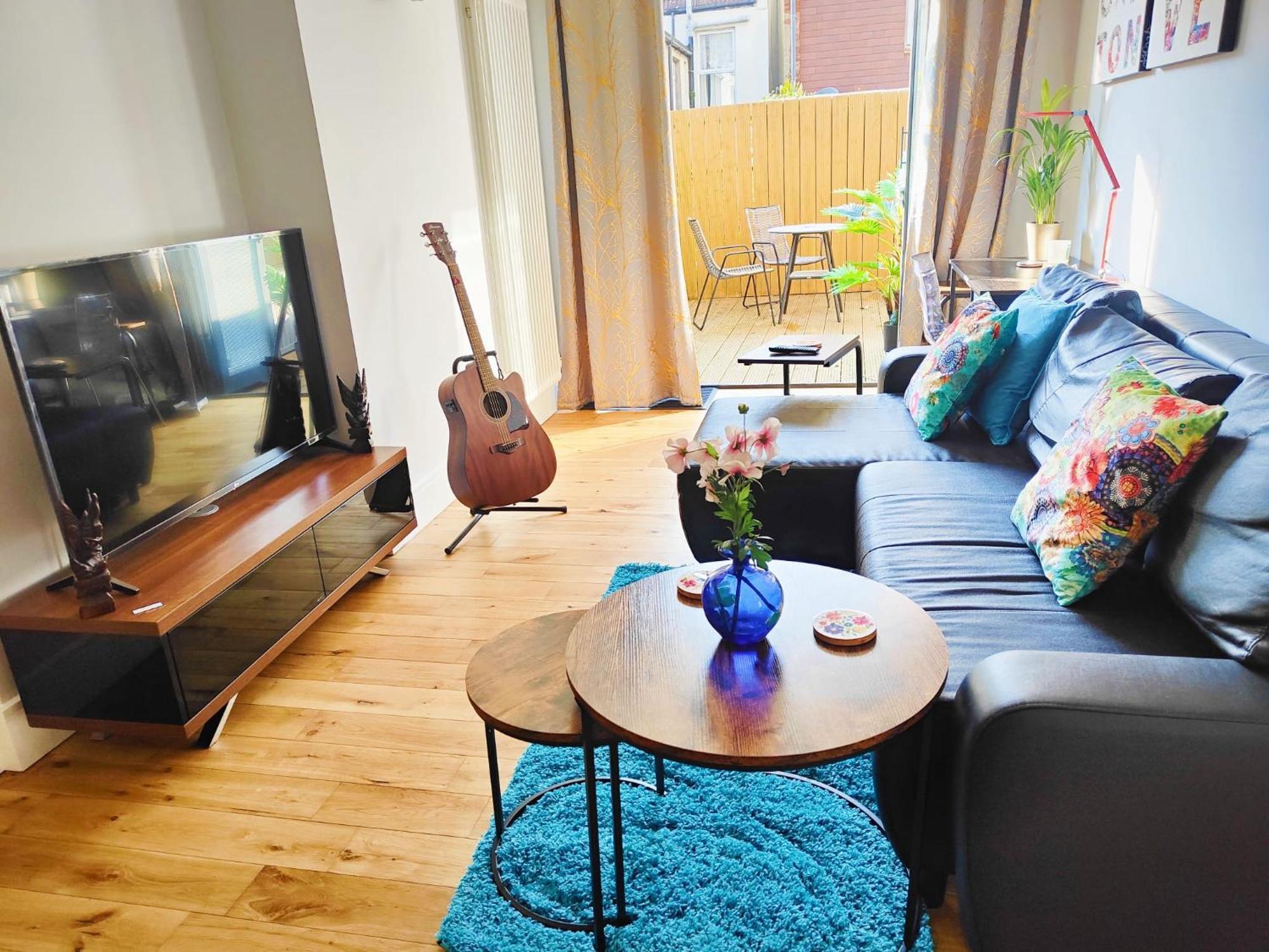 Modern Central Brighton Patio Flat - Free Parking! Apartment Bagian luar foto