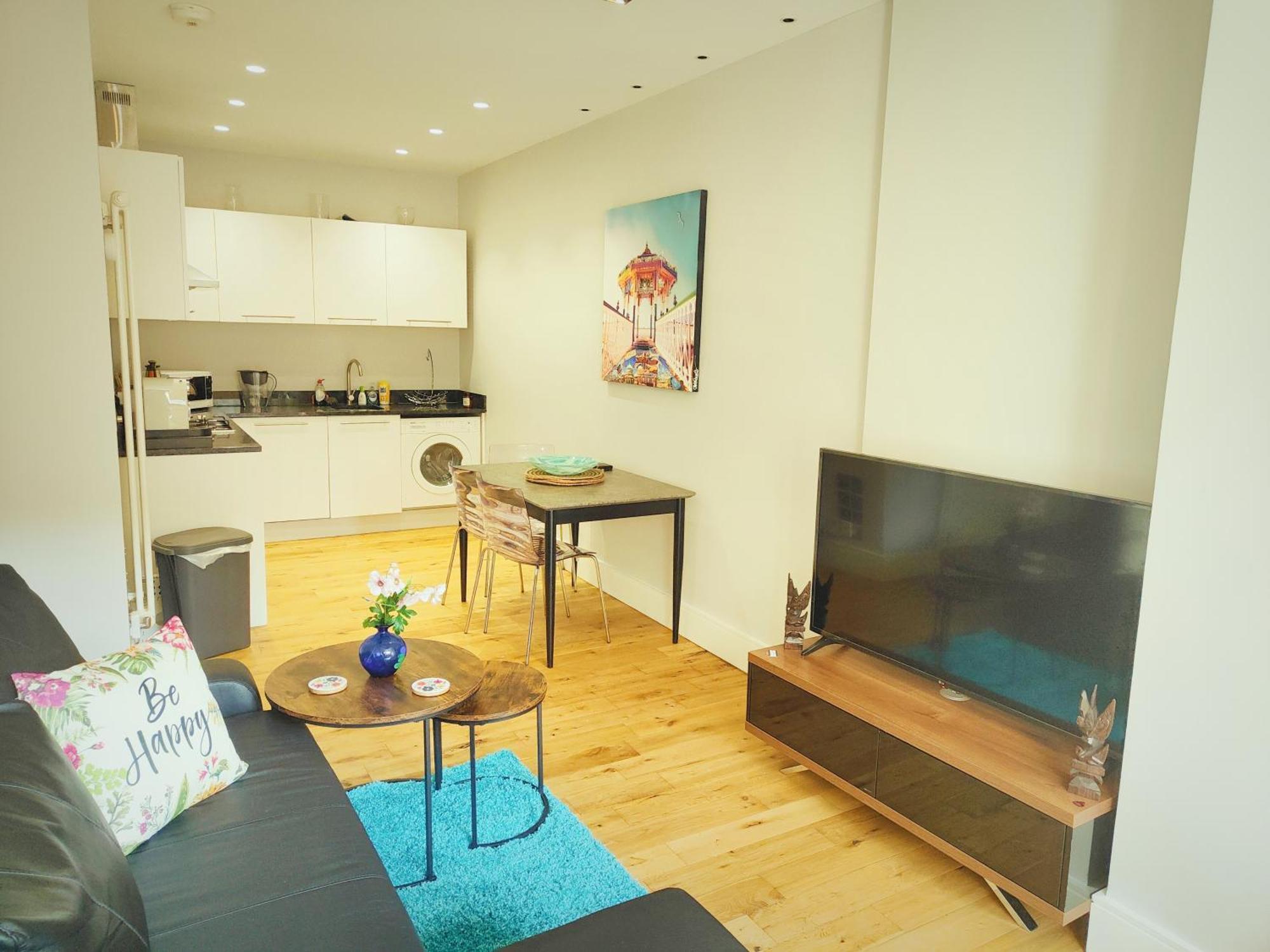 Modern Central Brighton Patio Flat - Free Parking! Apartment Bagian luar foto