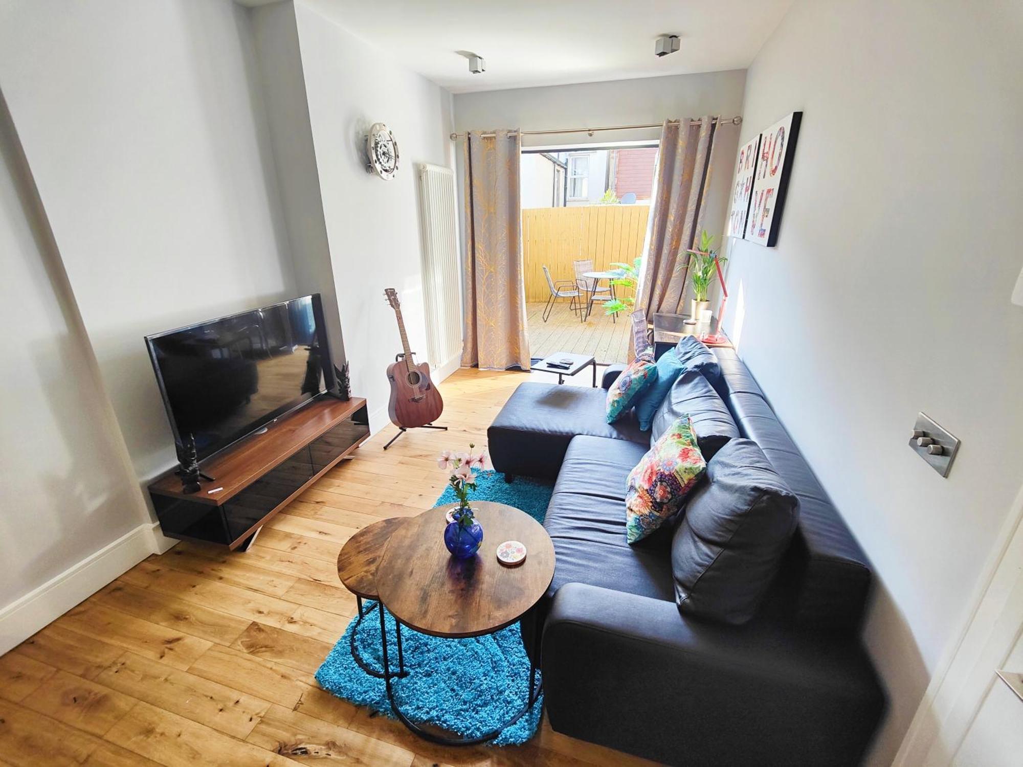 Modern Central Brighton Patio Flat - Free Parking! Apartment Bagian luar foto